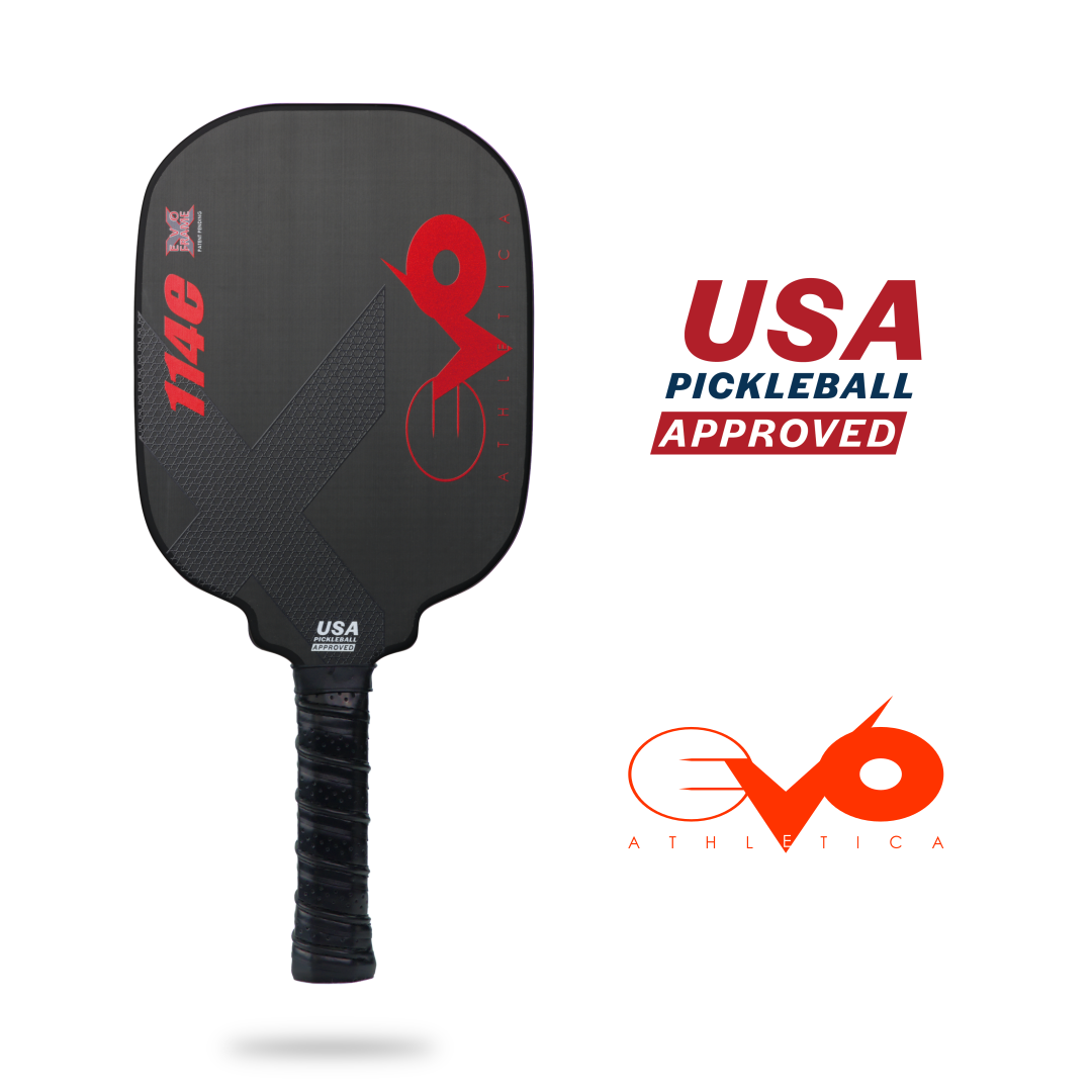 USA Pickleball approved the EVO X114e pickleball paddle for sanctioned play!