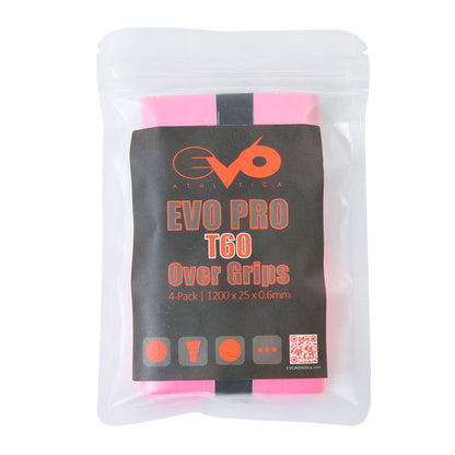 EVO Athletica T60 over grip for pickleball, badminton, tennis, squash, etc.